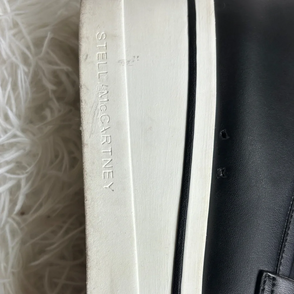 Stella McCartney Black Lace Loafers